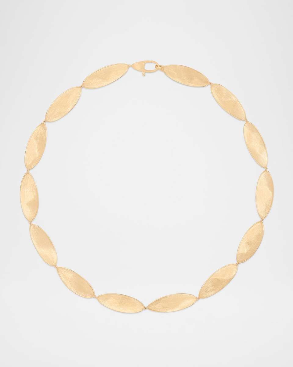 18K Yellow Gold Lunaria Twist Collar Necklace
